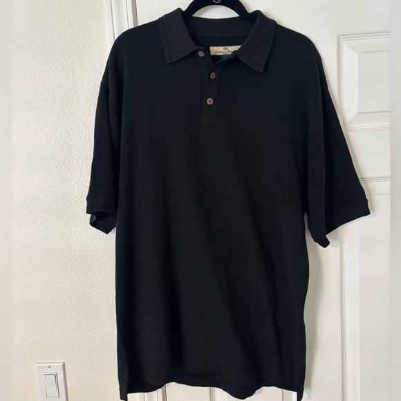 Tommy Bahama Other - Tommy Bahama Silk & CottonBlack Shirt